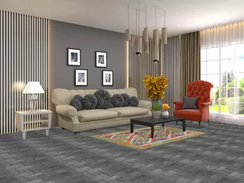 South Western Wool Kilim Oriental Rug 4x5