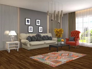 South Western Kilim Oriental Accent Rug 3x5