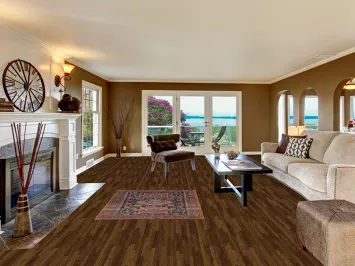 Antique Vegetable Dye Heriz Serapi Persian Accent Rug 4x5