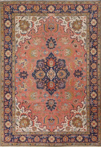 Antique Vegetable Dye Tabriz Persian Area Rug 7x11