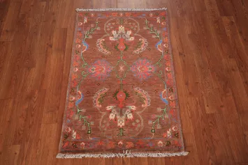 Handmade Wool Kazak Oriental Foyer Rug 2x3