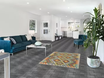 Reversible Wool Kilim Wool Accent Rug 4x5