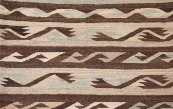 Striped Kilim Oriental Wool Rug 3x5
