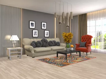 Geometric Wool Kilim Oriental Rug 4x6