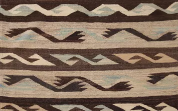 Stripe Kilim Oriental Accent Rug 3x5