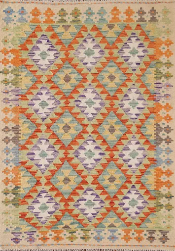 South Western Kilim Oriental Accent Rug 3x5