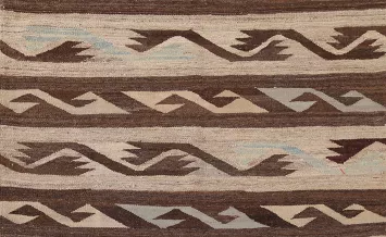 Striped Kilim Oriental Accent Rug 3x5