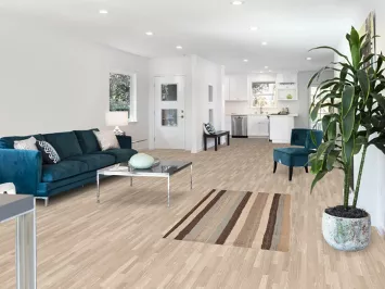 Striped Kilim Wool Accent Rug 3x5