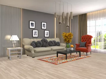 South Western Kilim Wool Accent Rug 3x6