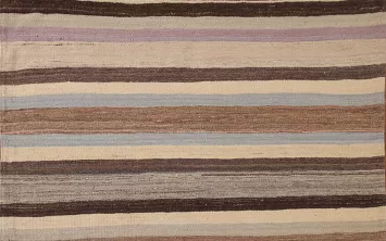 Striped Wool Kilim Oriental Rug 3x5