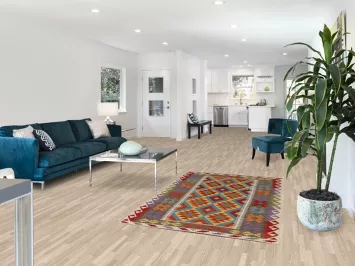 Multicolor Wool Kilim Oriental Accent Rug 4x6