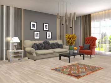 South Western Kilim Oriental Accent Rug 3x4