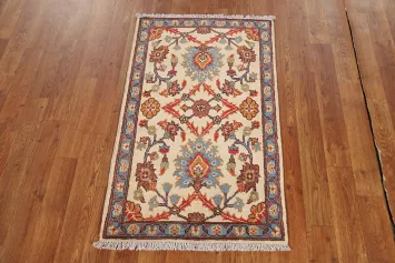 Floral Kazak Oriental Wool Rug 2x3