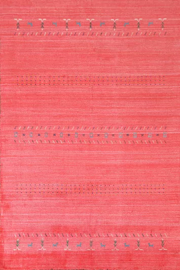 Tribal Gabbeh Oriental Wool Rug 5x8