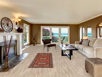 Orange Heriz Serapi Oriental Runner Rug 3x8