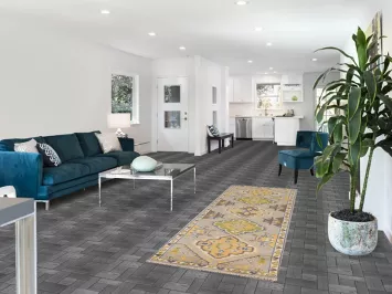 Geometric Heriz Serapi Indian Runner Rug 3x8