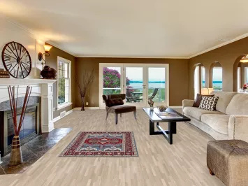 Blue Heriz Serapi Indian Wool Rug 4x6