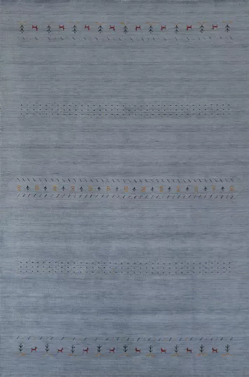 Tribal Gabbeh Living Room Area Rug 7x10