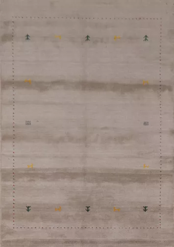 Handmade Gabbeh Oriental Area Rug 5x8