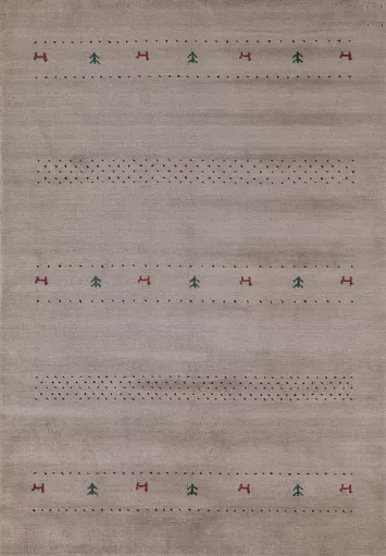 Tribal Gabbeh Oriental Rug 5x8