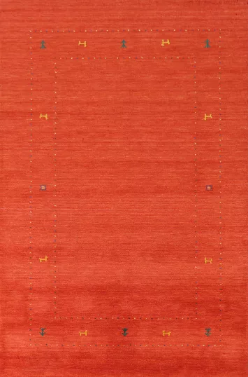 Handmade Gabbeh Oriental Area Rug 5x8