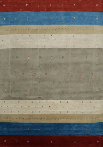 Vibrant Multi-Stripe Area Rug for a Contemporary Look 8x10