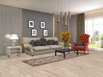 Geometric Heriz Serapi Indian Runner Rug 3x10