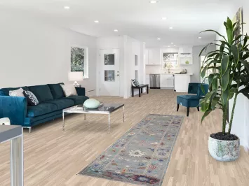 Gray Oushak Oriental Runner Rug 3x10