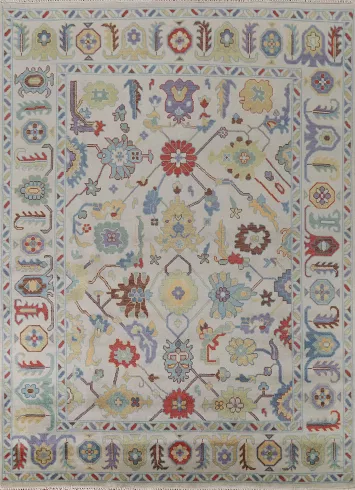 All-Over Floral Oushak Oriental Area Rug 8x10