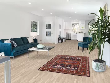 Geometric Heriz Serapi Indian Wool Rug 4x6