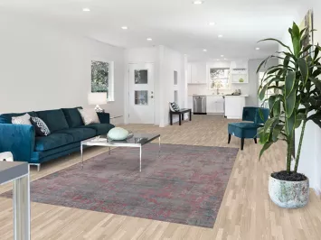 Modern Abstract Indian Area Rug 6x10