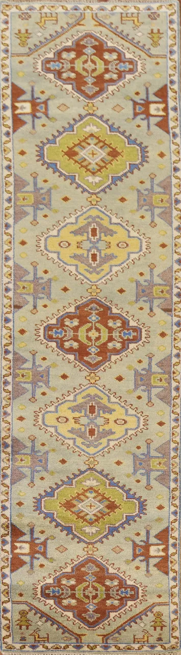 Tribal Heriz Serapi Indian Runner Rug 3x12