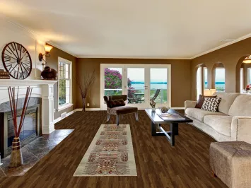 Green Heriz Serapi Oriental Runner Rug 3x11