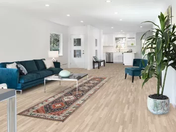 Geometric Heriz Serapi Indian Runner Rug 3x12