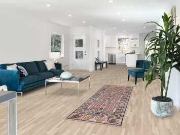 Geometric Heriz Serapi Wool Runner Rug 3x8