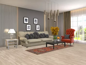 Orange Heriz Serapi Indian Runner Rug 3x8