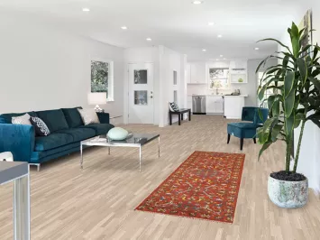 All-Over Heriz Serapi Indian Runner Rug 3x8