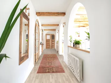 Handmade Kazak Indian Runner Rug 3x12