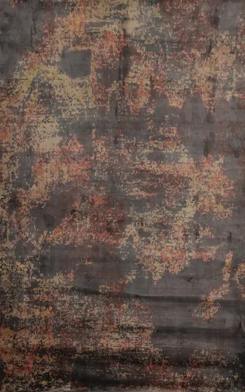 All-Over Modern Abstract Indian Area Rug 5x8