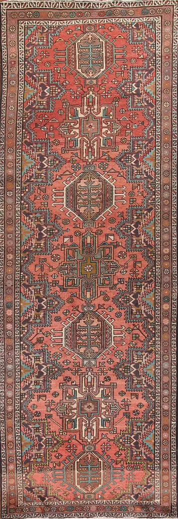 Heriz Persian Runner Rug 4x13