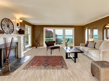 Antique Vegetable Dye Qashqai Persian Rug 5x7