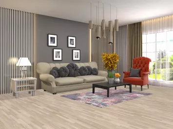 All-Over Abstract Indian Rug 4x6