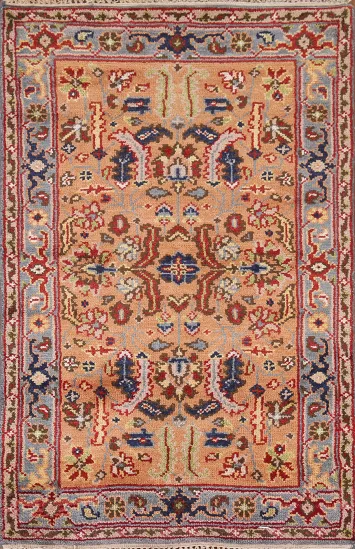 Floral Oushak Oriental Rug 3x5