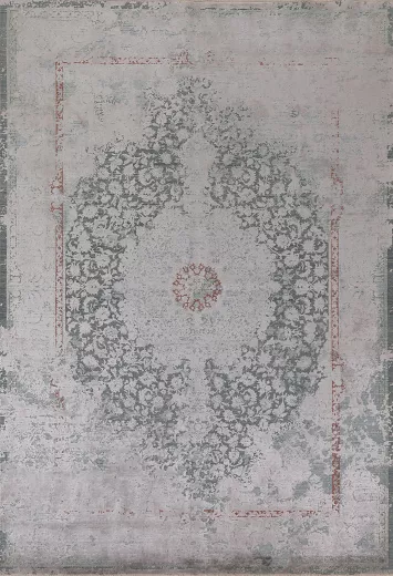 Floral Carved Kashan Living Room Area Rug 7x10