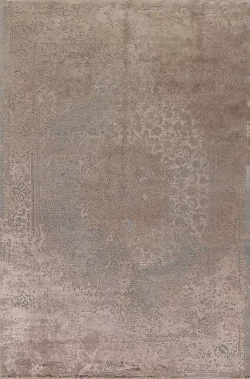 Traditional Carved Tabriz Turkish Area Rug 6x9