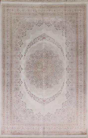 Traditional Floral Tabriz Oriental Area Rug 6x10