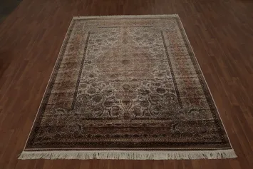 Exquisite Qum Area Rug 7x10 with Captivating Detailed Symmetry