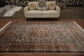 Exquisite Qum Area Rug 7x10 with Captivating Detailed Symmetry