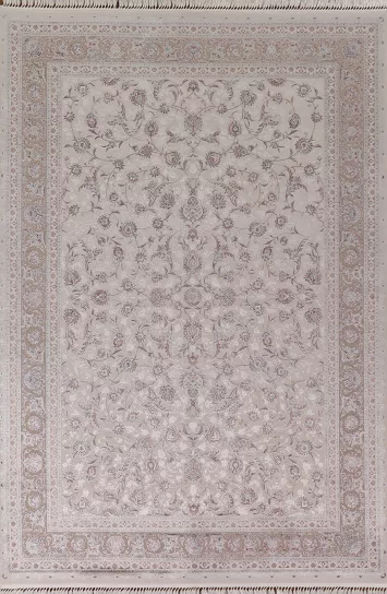 All-Over Floral Tabriz Traditional Area Rug 7x10