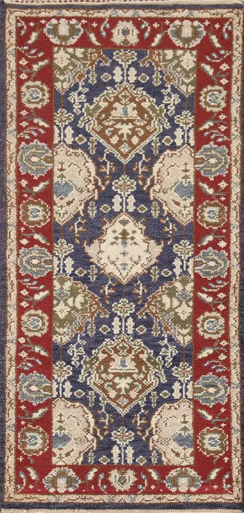 Handmade Heriz Serapi Indian Wool Rug 3x6